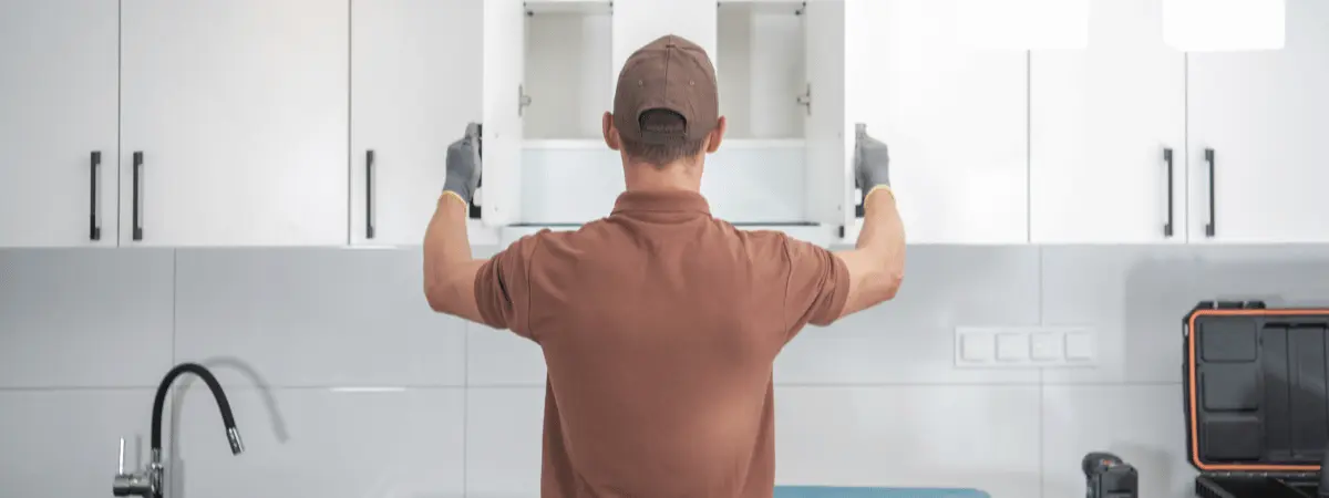 Newly remodeled kitchen with quartz countertops and custom cabinets